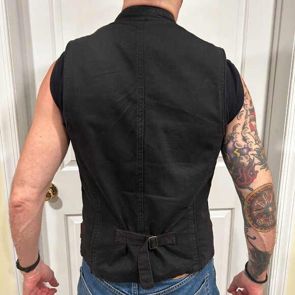 Tripp NYC Black Marching Band Vest Goth Punk - Picture 4 of 5